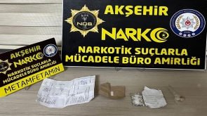 Akşehir’de uyuşturucu operasyonu